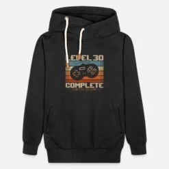 '30 Geburtstag Geschenk 30 Jahre Level 30 Complete' Unisex Schalkragen Hoodie | Spreadshirt -Steman Clothing Shop 30 geburtstag geschenk 30 jahre level 30 complete unisex schalkragen hoodie 4