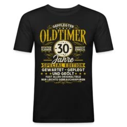 Stedman '30. Geburtstag Geschenk Oldtimer 30 Jahre' Männer Slim Fit T-Shirt | Spreadshirt -Steman Clothing Shop 30 geburtstag geschenk oldtimer 30 jahre maenner slim fit t shirt 2