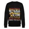 '5 Sterne Kollege' Männer Bio Pullover | Spreadshirt -Steman Clothing Shop 5 sterne kollege maenner bio pullover