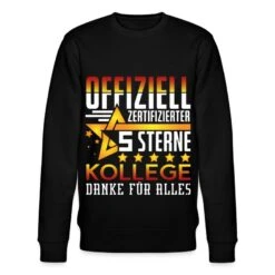 '5 Sterne Kollege' Männer Bio Pullover | Spreadshirt