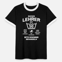 '50. Geburtstag Lehrer Lustig 50 Jahre' Männer Ringer T-Shirt | Spreadshirt 13 '50. Geburtstag Lehrer Lustig 50 Jahre' Männer Ringer T-Shirt | Spreadshirt -Steman Clothing Shop 50 geburtstag lehrer lustig 50 jahre maenner ringer t shirt 4