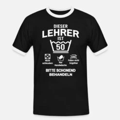 '50. Geburtstag Lehrer Lustig 50 Jahre' Männer Ringer T-Shirt | Spreadshirt 15 '50. Geburtstag Lehrer Lustig 50 Jahre' Männer Ringer T-Shirt | Spreadshirt -Steman Clothing Shop 50 geburtstag lehrer lustig 50 jahre maenner ringer t shirt 6