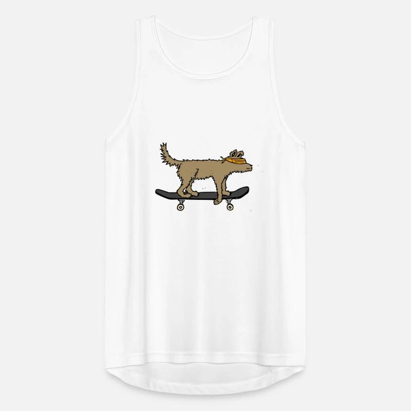 'a Blind Dog Skating' Männer Sport Tanktop | Spreadshirt 5 'a Blind Dog Skating' Männer Sport Tanktop | Spreadshirt – Bild 3