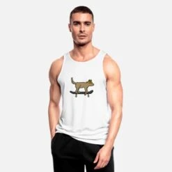 'a Blind Dog Skating' Männer Sport Tanktop | Spreadshirt