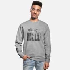 'Alltags Held' Unisex Pullover | Spreadshirt