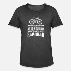 'Alter Mann • Fahrrad | Vintage Retro Style' Männer Vintage T-Shirt | Spreadshirt -Steman Clothing Shop alter mann fahrrad vintage retro style maenner vintage t shirt 6