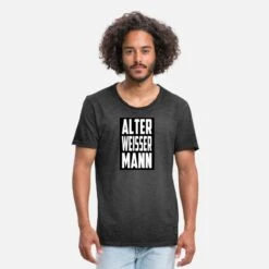 'Alter Weisser Mann' Männer Vintage T-Shirt | Spreadshirt