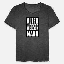 'Alter Weisser Mann' Männer Vintage T-Shirt | Spreadshirt -Steman Clothing Shop alter weisser mann maenner vintage t shirt 4