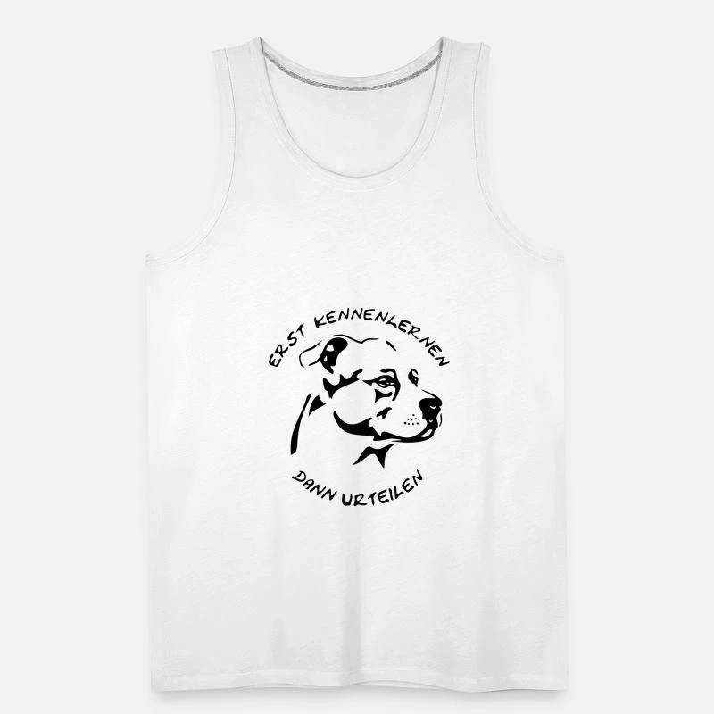 'American Staffordshire' Männer Premium Tanktop | Spreadshirt 7 'American Staffordshire' Männer Premium Tanktop | Spreadshirt – Bild 5