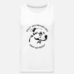 'American Staffordshire' Männer Premium Tanktop | Spreadshirt 15 'American Staffordshire' Männer Premium Tanktop | Spreadshirt -Steman Clothing Shop american staffordshire maenner premium tanktop 6