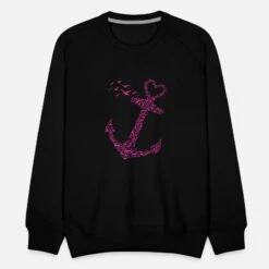 'Anker Aus Möwen Meer Küste' Männer Premium Pullover | Spreadshirt