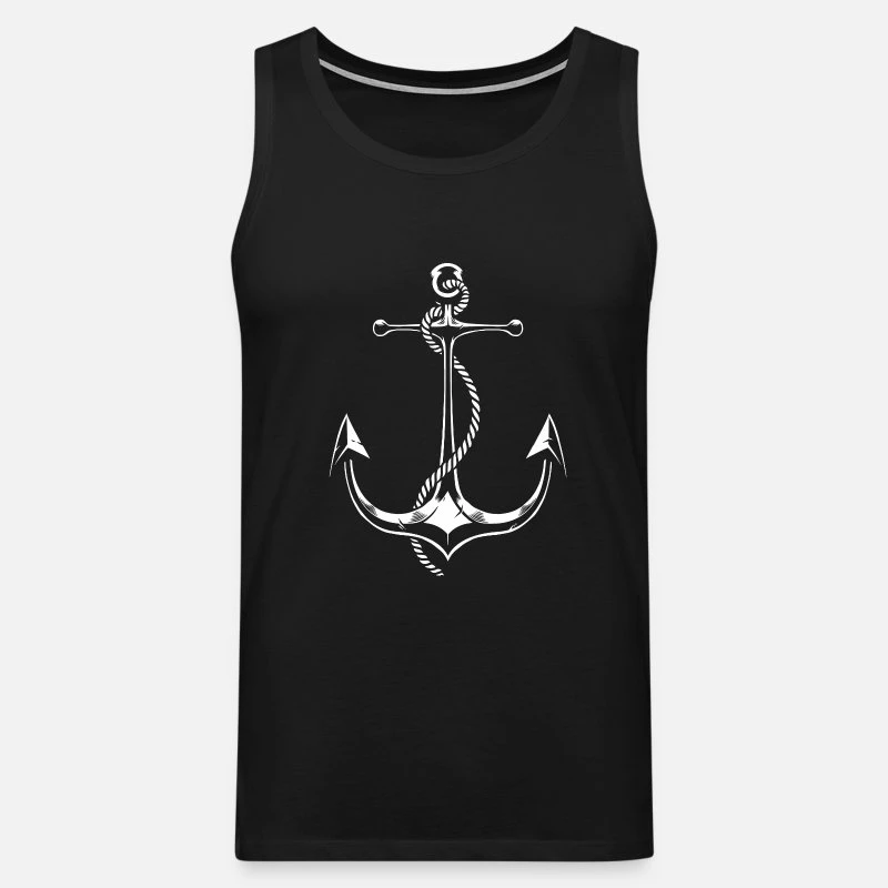 'Anker' Männer Premium Tanktop | Spreadshirt 9 'Anker' Männer Premium Tanktop | Spreadshirt – Bild 7