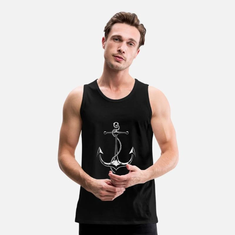 'Anker' Männer Premium Tanktop | Spreadshirt 3 'Anker' Männer Premium Tanktop | Spreadshirt