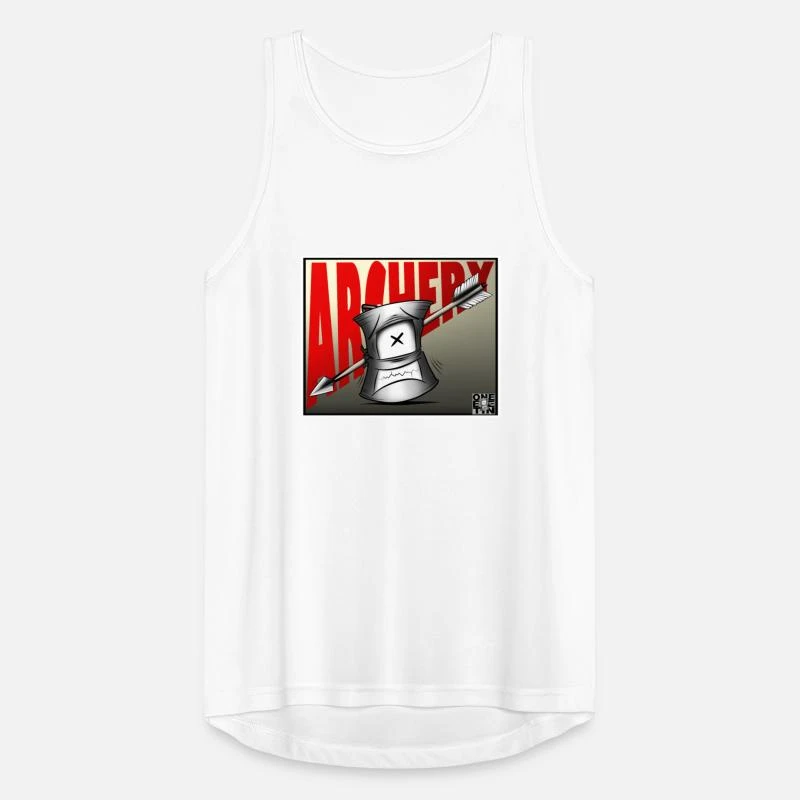 'Archery Bogenschiessen Bushcraft Outdoor Bogen' Männer Sport Tanktop | Spreadshirt 5 'Archery Bogenschiessen Bushcraft Outdoor Bogen' Männer Sport Tanktop | Spreadshirt – Bild 3