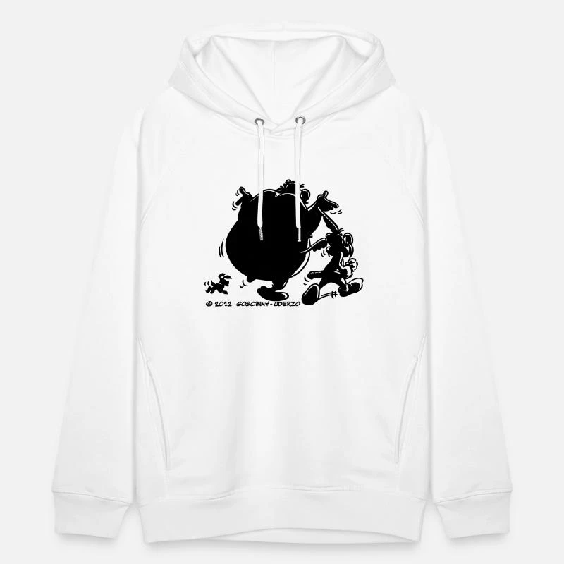 'Asterix & Obelix - Schatten' Unisex Bio Hoodie | Spreadshirt 9 'Asterix & Obelix - Schatten' Unisex Bio Hoodie | Spreadshirt – Bild 7