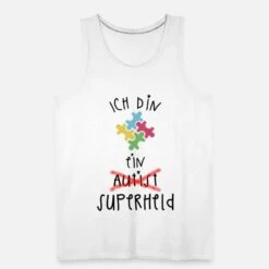 'Autismus Superheld Autismus Awarness Day Geschenk' Männer Premium Tanktop | Spreadshirt -Steman Clothing Shop autismus superheld autismus awarness day geschenk maenner premium tanktop 4