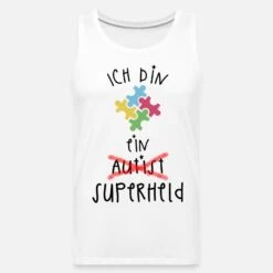 'Autismus Superheld Autismus Awarness Day Geschenk' Männer Premium Tanktop | Spreadshirt -Steman Clothing Shop autismus superheld autismus awarness day geschenk maenner premium tanktop 6