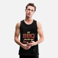 'BBQ Grillen' Männer Premium Tanktop | Spreadshirt