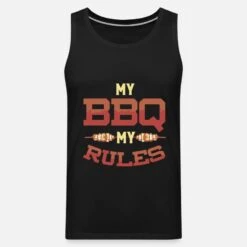 'BBQ Grillen' Männer Premium Tanktop | Spreadshirt -Steman Clothing Shop bbq grillen maenner premium tanktop 6
