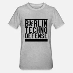 Gildan 'Berlin Techno Defense' Unisex Polycotton T-Shirt | Spreadshirt -Steman Clothing Shop berlin techno defense unisex polycotton t shirt 4