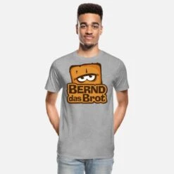 'Bernd Das Brot Logo' Männer Premium Bio T-Shirt | Spreadshirt