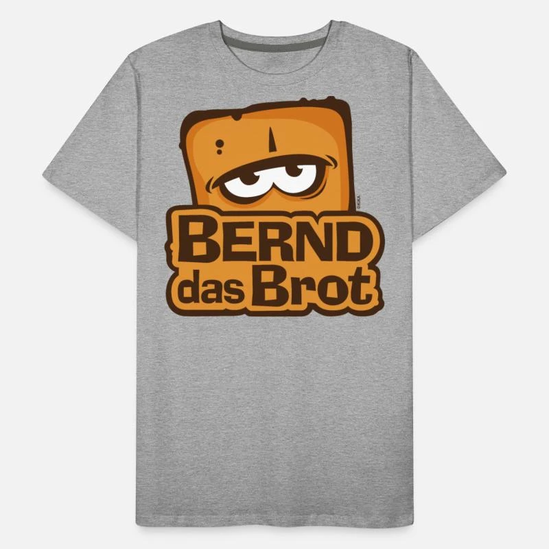'Bernd Das Brot Logo' Männer Premium Bio T-Shirt | Spreadshirt 7 'Bernd Das Brot Logo' Männer Premium Bio T-Shirt | Spreadshirt – Bild 5