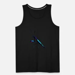 'Biolumineszierende Beutegottesanbeterin' Männer Premium Tanktop | Spreadshirt -Steman Clothing Shop biolumineszierende beutegottesanbeterin maenner premium tanktop 4