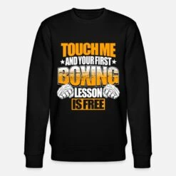'Boxing Boxen Boxer Spruch Geschenk' Männer Bio Pullover | Spreadshirt -Steman Clothing Shop boxing boxen boxer spruch geschenk maenner bio pullover 4