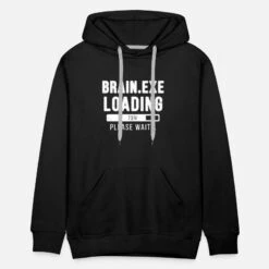 'Brain.exe Loading... Please Wait!' Männer Premium Hoodie | Spreadshirt -Steman Clothing Shop brainexe loading please wait maenner premium hoodie 2