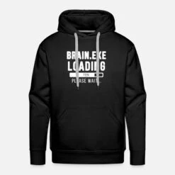 'Brain.exe Loading... Please Wait!' Männer Premium Hoodie | Spreadshirt -Steman Clothing Shop brainexe loading please wait maenner premium hoodie 4