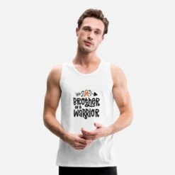 'Bruder Eines Kriegers Geschenk Familie Leukämie Krebs' Männer Premium Tanktop | Spreadshirt