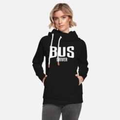 'BUS DRIVER' Unisex Schalkragen Hoodie | Spreadshirt -Steman Clothing Shop bus driver unisex schalkragen hoodie 2