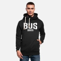 'BUS DRIVER' Unisex Schalkragen Hoodie | Spreadshirt