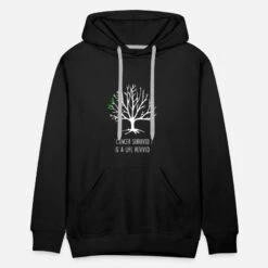 'cancer Survived Krebs Ueberlebender' Männer Premium Hoodie | Spreadshirt -Steman Clothing Shop cancer survived krebs ueberlebender maenner premium hoodie 2