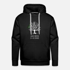 'cancer Survived Krebs Ueberlebender' Männer Premium Hoodie | Spreadshirt -Steman Clothing Shop cancer survived krebs ueberlebender maenner premium hoodie 4