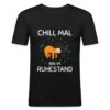 Stedman 'Chill Mal, Bin Im Ruhestand - Rentner Shirt' Männer Slim Fit T-Shirt | Spreadshirt