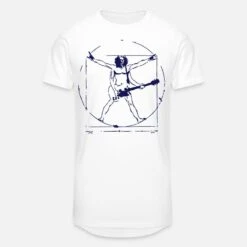 'Da Vinci Rock' Männer Longshirt | Spreadshirt -Steman Clothing Shop da vinci rock maenner longshirt 4