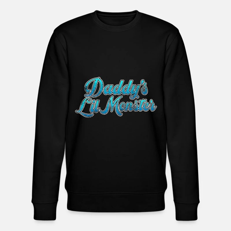 'Daddy´s Lil Monster- Vatis Kleines Monster' Männer Bio Pullover | Spreadshirt 7 'Daddy´s Lil Monster- Vatis Kleines Monster' Männer Bio Pullover | Spreadshirt – Bild 5