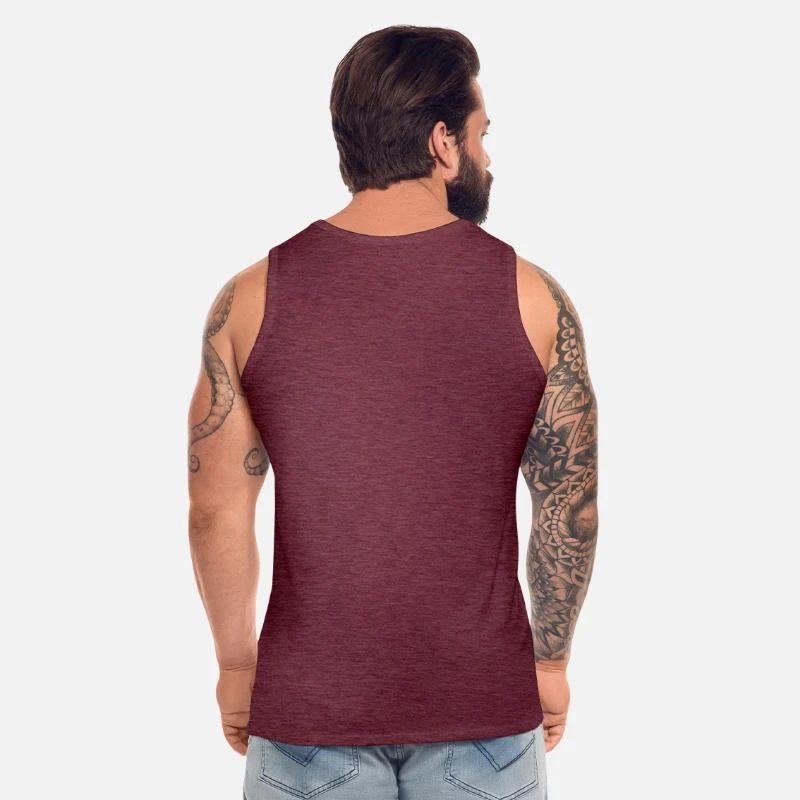 'Danmark' Männer Premium Tanktop | Spreadshirt 6 'Danmark' Männer Premium Tanktop | Spreadshirt – Bild 4