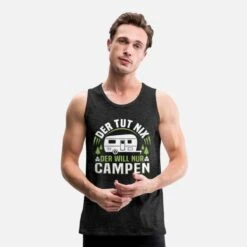 'der Tut Nix Der Will Nur Campen Camper Wohnwagen' Männer Premium Tanktop | Spreadshirt