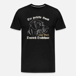 'Deutsch Drahthaar Der Perfekte Hund Trägt Bart' Männer Premium T-Shirt | Spreadshirt -Steman Clothing Shop deutsch drahthaar der perfekte hund traegt bart maenner premium t shirt 6