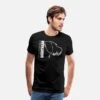 'DEUTSCH DRAHTHAAR PROFIL' Männer Premium T-Shirt | Spreadshirt -Steman Clothing Shop deutsch drahthaar profil maenner premium t shirt