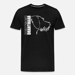 'DEUTSCH DRAHTHAAR PROFIL' Männer Premium T-Shirt | Spreadshirt -Steman Clothing Shop deutsch drahthaar profil maenner premium t shirt 6