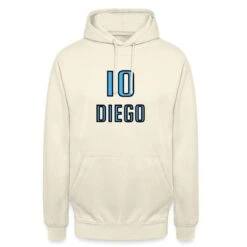 'Diego 10 Blue' Unisex Hoodie | Spreadshirt -Steman Clothing Shop diego 10 blue unisex hoodie 6