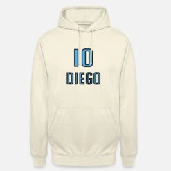'Diego 10 Blue' Unisex Hoodie | Spreadshirt -Steman Clothing Shop diego 10 blue unisex hoodie 8