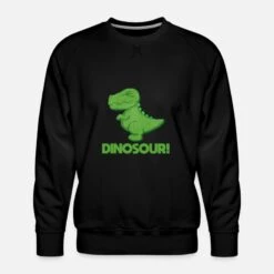 'Dino' Männer Premium Pullover | Spreadshirt -Steman Clothing Shop dino maenner premium pullover 2