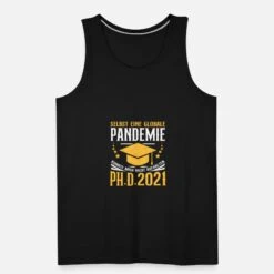 'Doktor 2021 Abschlussfeier Ph. D. Globale Pandemie' Männer Premium Tanktop | Spreadshirt -Steman Clothing Shop doktor 2021 abschlussfeier ph d globale pandemie maenner premium tanktop 4