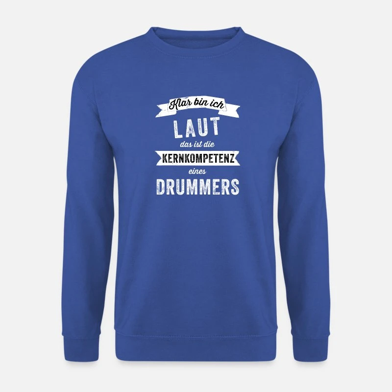 'Drummer Schlagzeuger Laut Lustiges Geschenk' Unisex Pullover | Spreadshirt 9 'Drummer Schlagzeuger Laut Lustiges Geschenk' Unisex Pullover | Spreadshirt – Bild 7