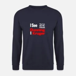 'Dunning Kruger Effect' Unisex Pullover | Spreadshirt -Steman Clothing Shop dunning kruger effect unisex pullover 6