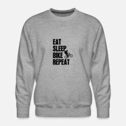 'Eat Sleep Bike Repeat' Männer Premium Pullover | Spreadshirt -Steman Clothing Shop eat sleep bike repeat maenner premium pullover 2